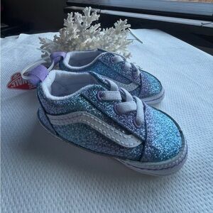 Sparkly Blue and Purple Kids Shoes